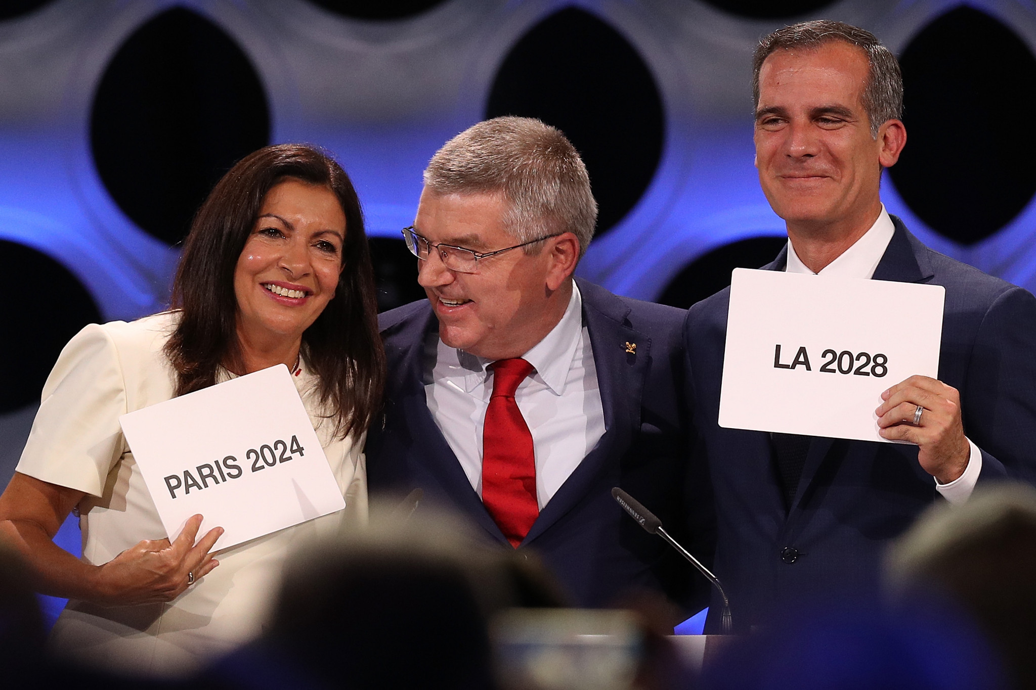 Olympic Agenda 2020 has been an ever-present feature of Thomas Bach's IOC Presidency but did not forecast the joint award of the 2024 and 2028 Games to Paris and LA ©Getty Images