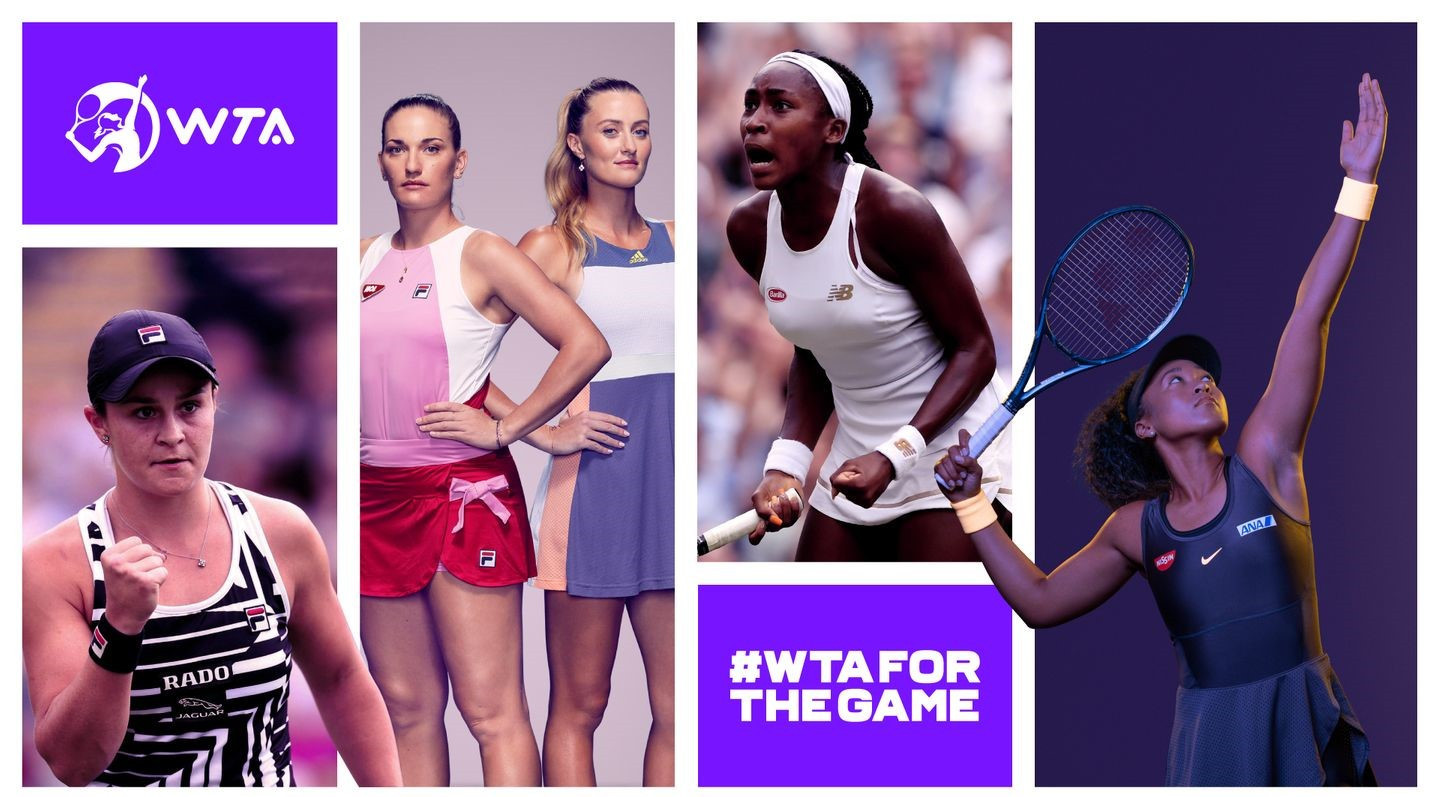 The WTA has launched a new corporate identity ©WTA