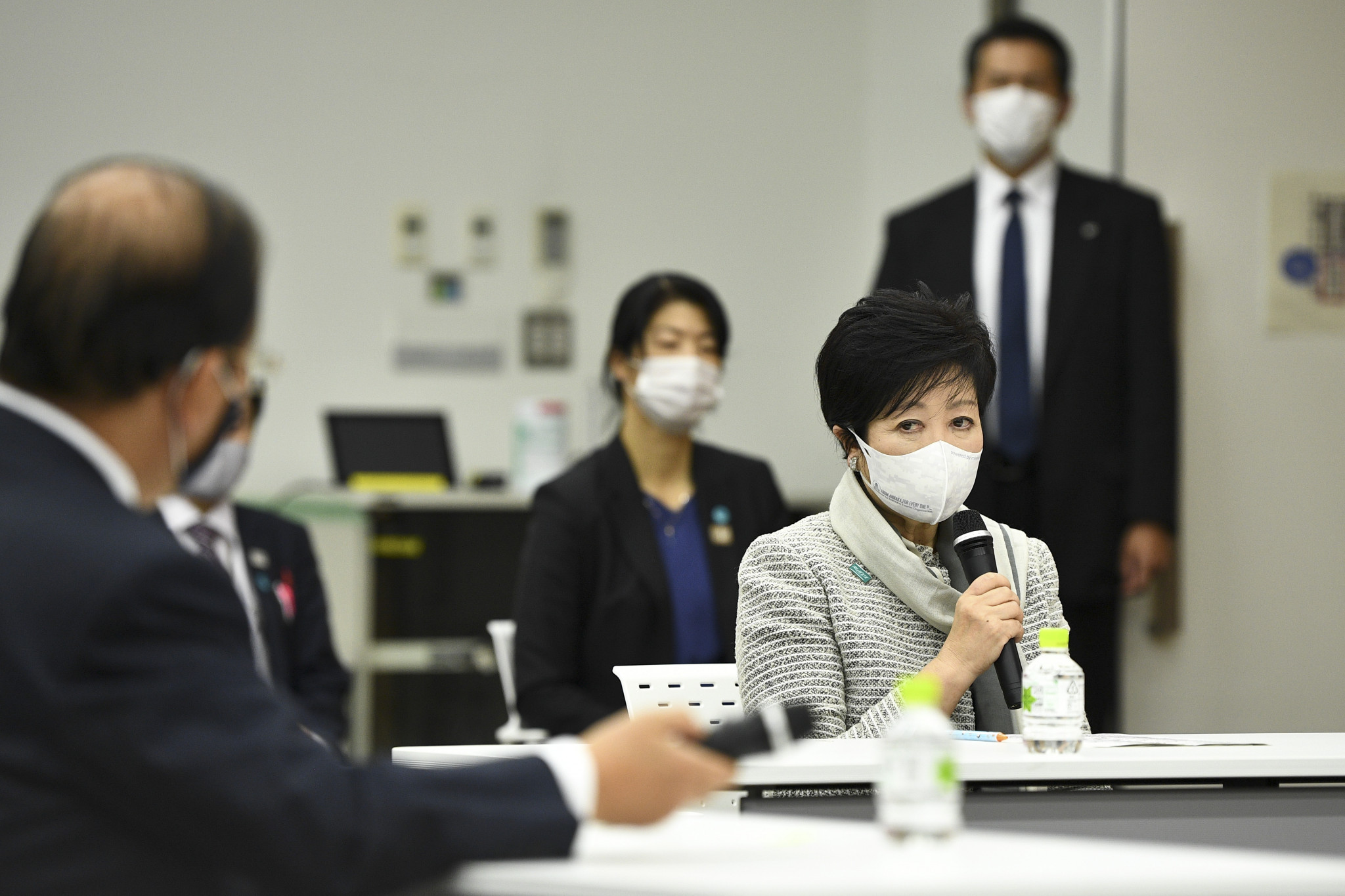 The Tokyo Metropolitan Government, led by Yuriko Koike, will have the greater share of the additional costs ©Getty Images