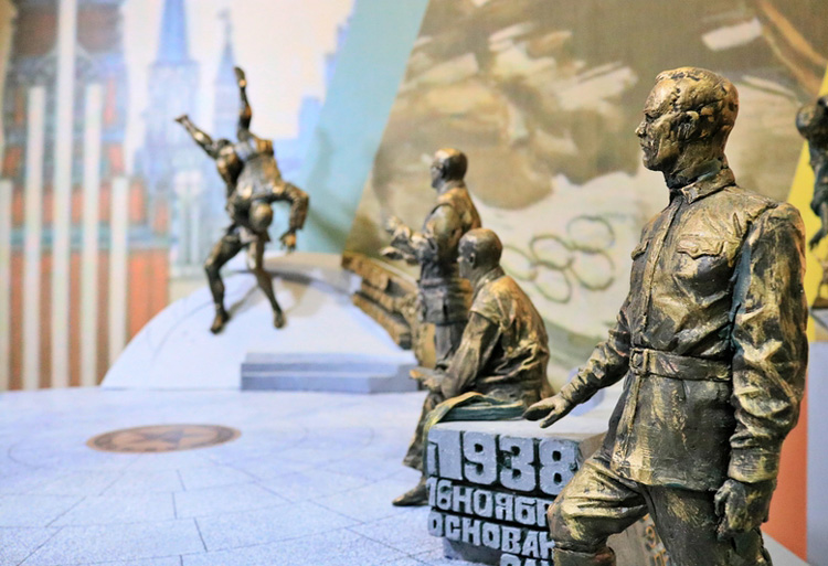 A monument is set to be unveiled to sambo’s founders Vasily Oshchepkov, Victor Spiridonov and Anatol Kharlampiev  ©FIAS