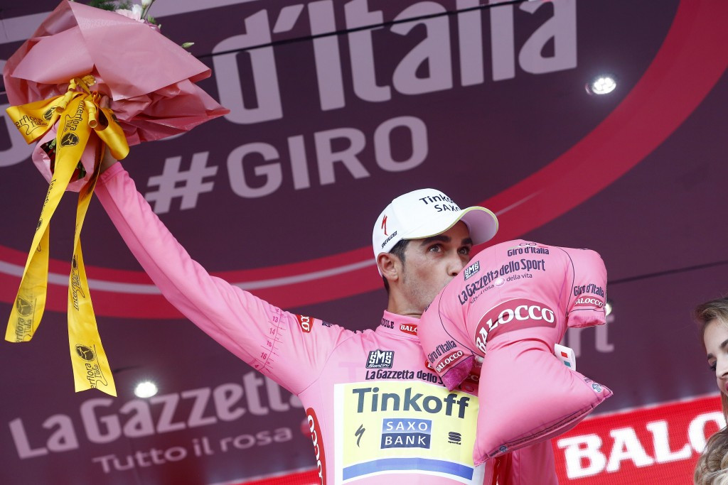 Tinkoff-Saxo's Alberto Contador assumed the race lead after the first summit finish of the race