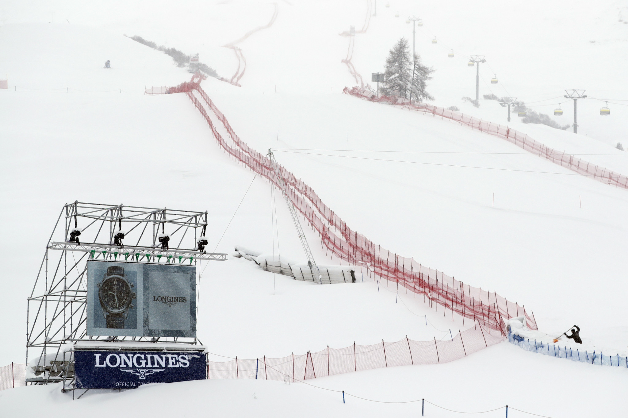 Super-G race in St Moritz cancelled because of heavy snowfall