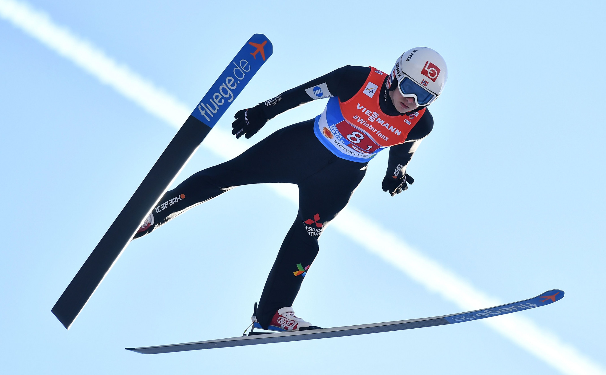 Halvor Egner Granerud leads the overall FIS Ski Jumping World Cup standings after a run of three successive wins ©Getty Images