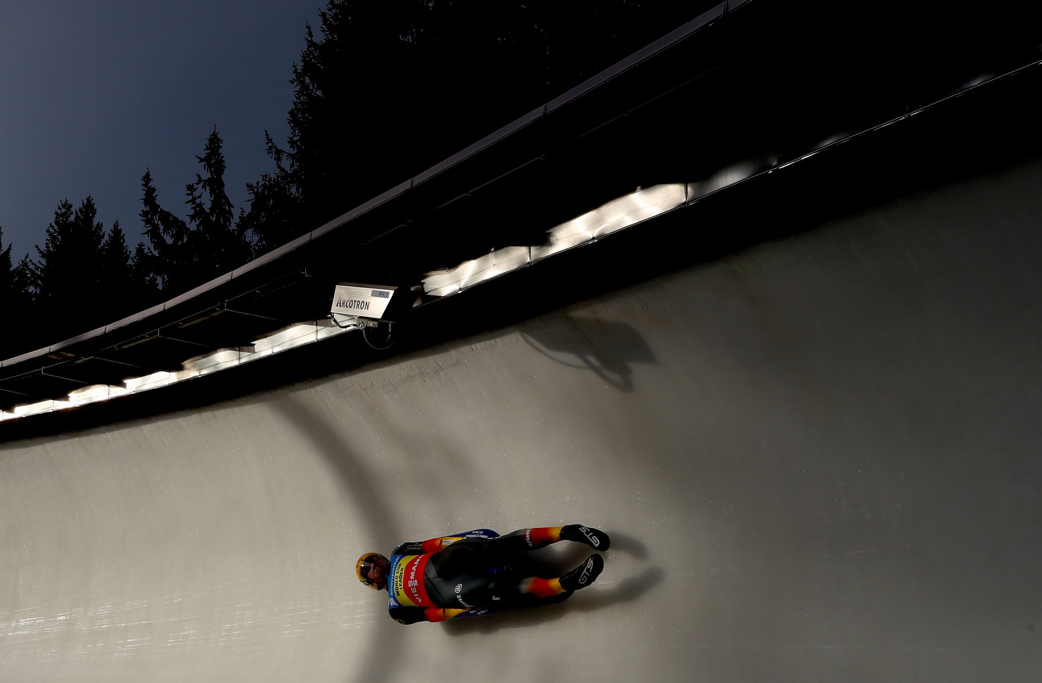 Felix Loch earned his second successive FIL Luge World Cup men's singles win ©Getty Images