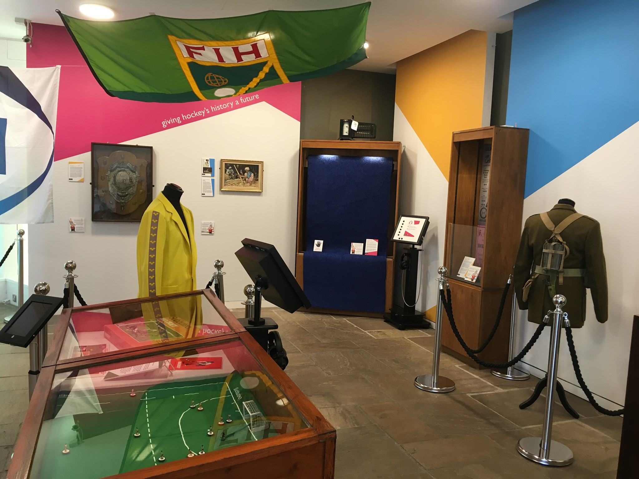 The Hockey Museum, based in Woking in England, hopes to be able to share more of its exhibits with a mobile project ©The Hockey Museum 