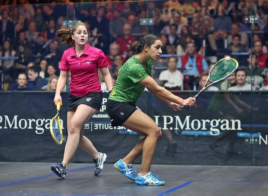 Egypt's Raneem El Welily cruised into the second round after earning a comfortable win ©squashpics