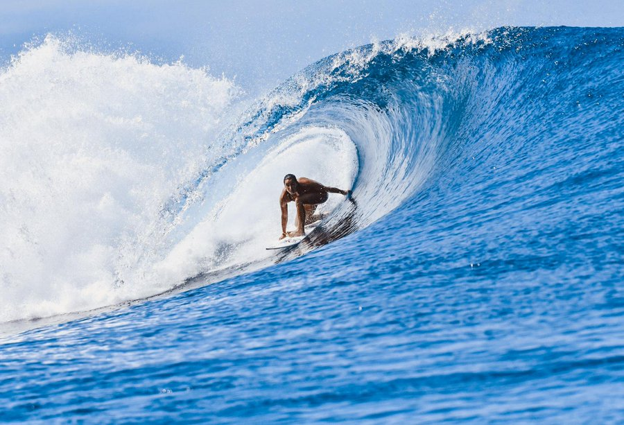 Surfing competition will take place at Teahupo'o in Tahiti ©Paris 2024
