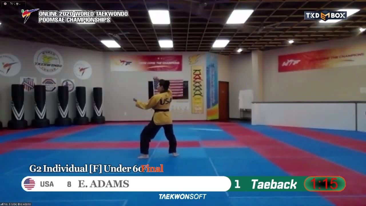First Online World Taekwondo Poomsae Championships nearing conclusion as finals begin