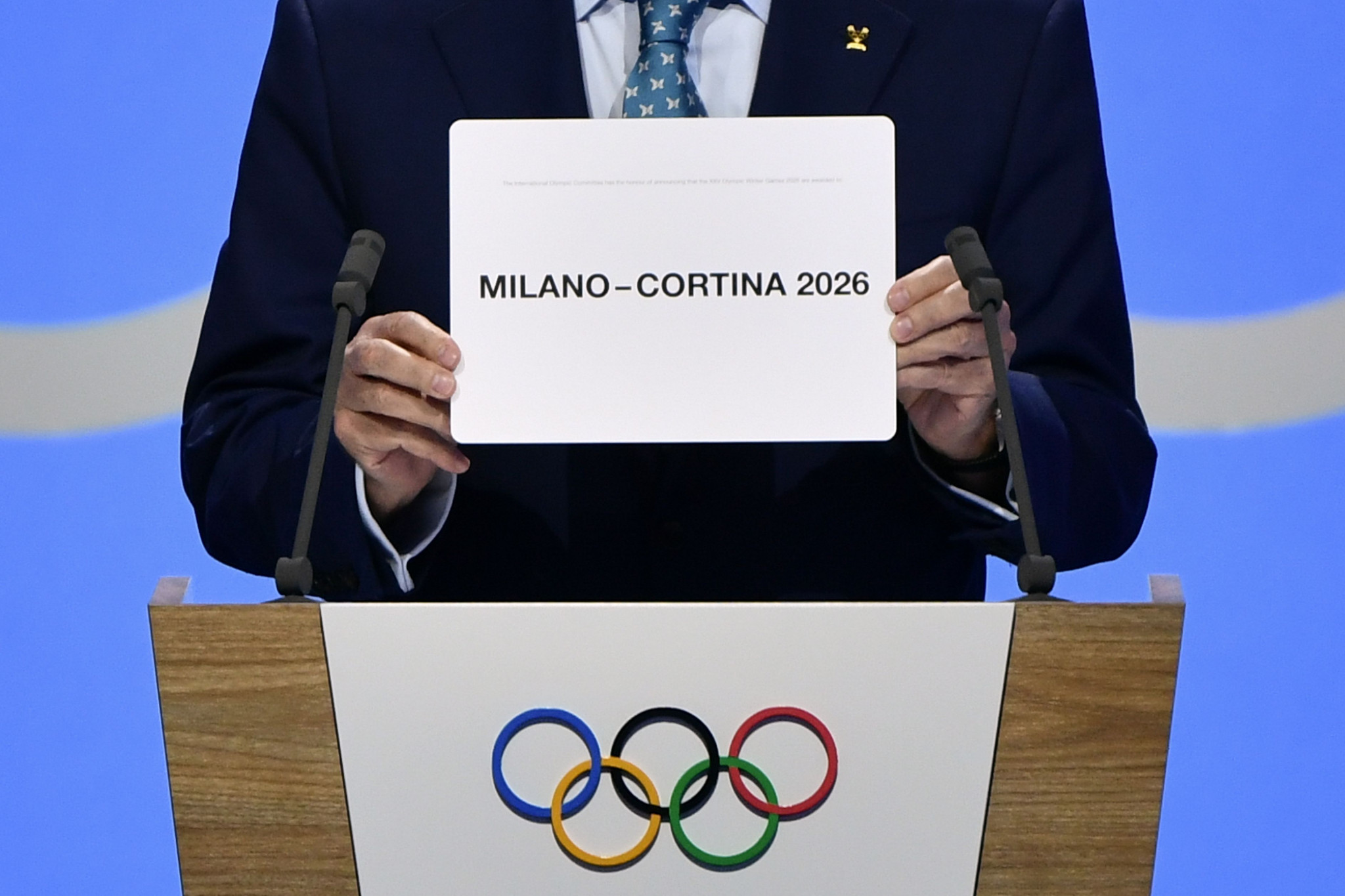 Cortina will host the 2026 Winter Olympics with Milan ©Getty Images