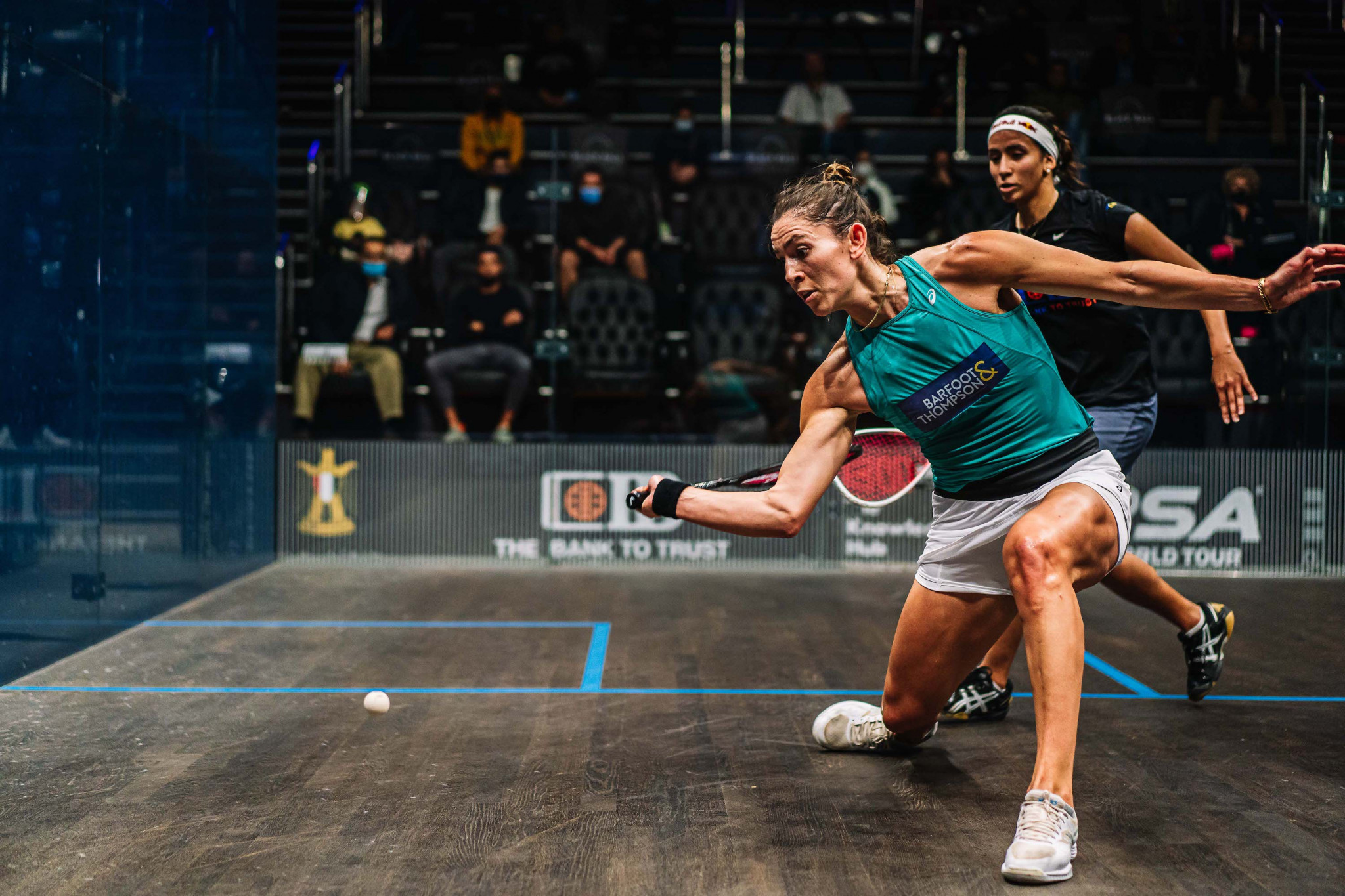 Joelle King is through to the semi-finals of the PSA Black Ball Squash Open ©PSA