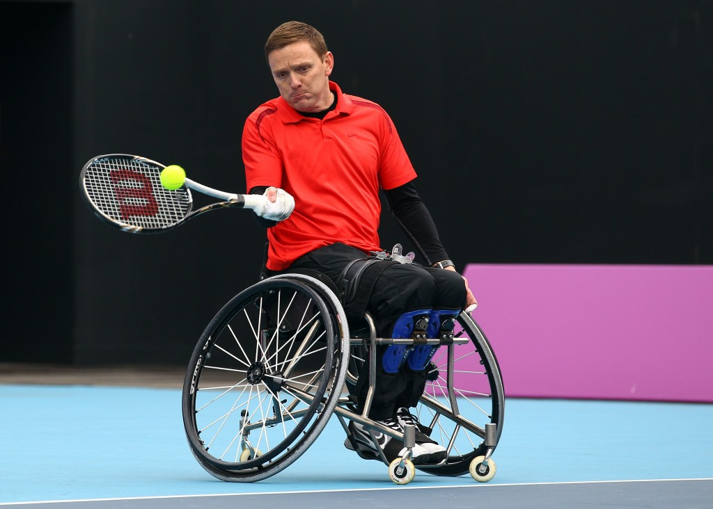 Britain's Jamie Burdekin will play quad singles world number one Dylan Alcott in round two after he overcame Chinese Taipei’s Chu-Yin Huang 
