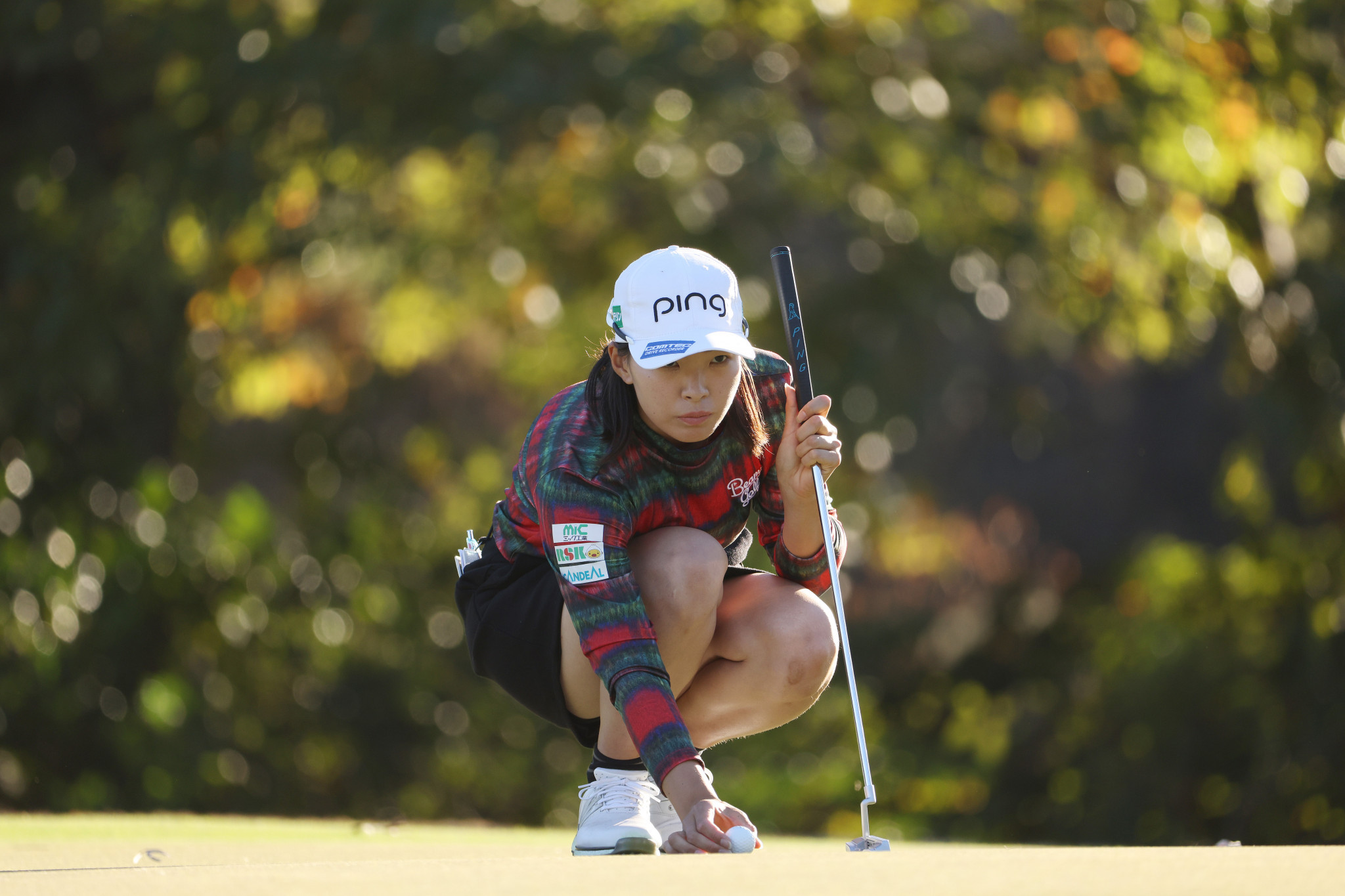 Japan's Hinako Shibuno is one of three players just a stroke behind leader Amy Olson ©Getty Images