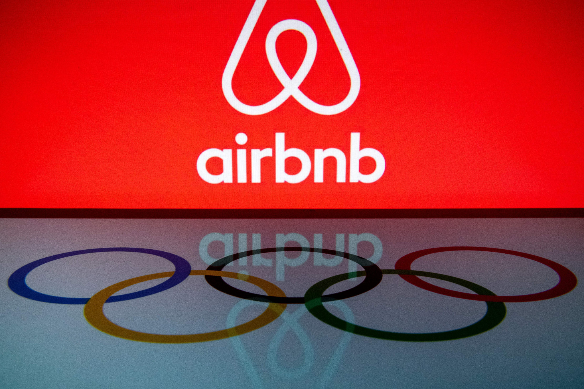 Shares in Airbnb more than doubled on the IOC sponsor's first day of market trading ©Getty Images