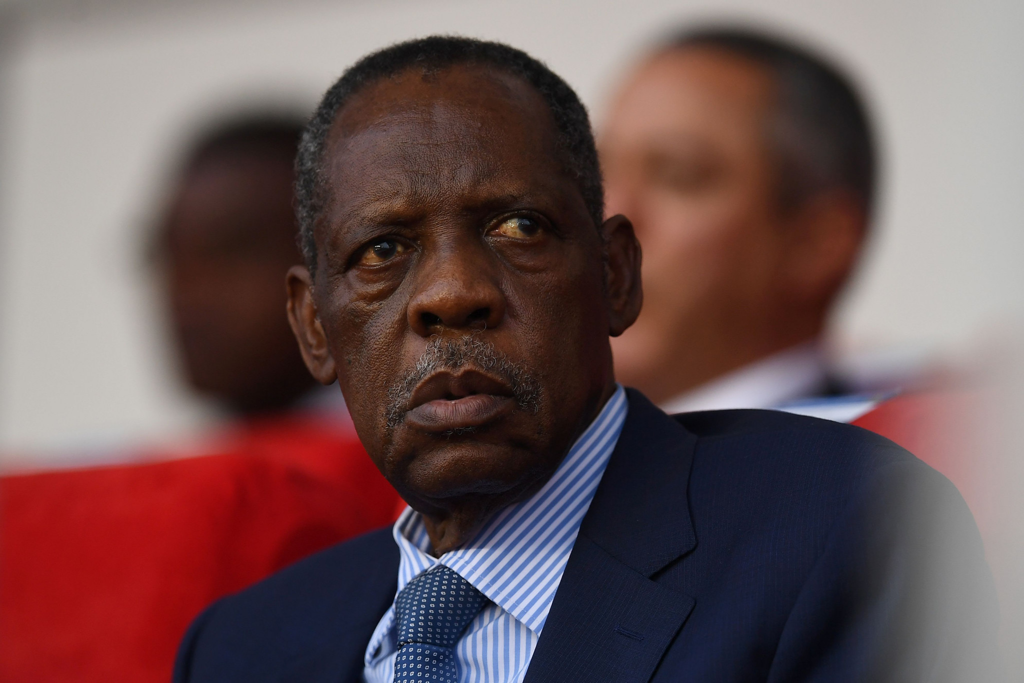 Issa Hayatou will become CAF Honorary President next month ©Getty Images