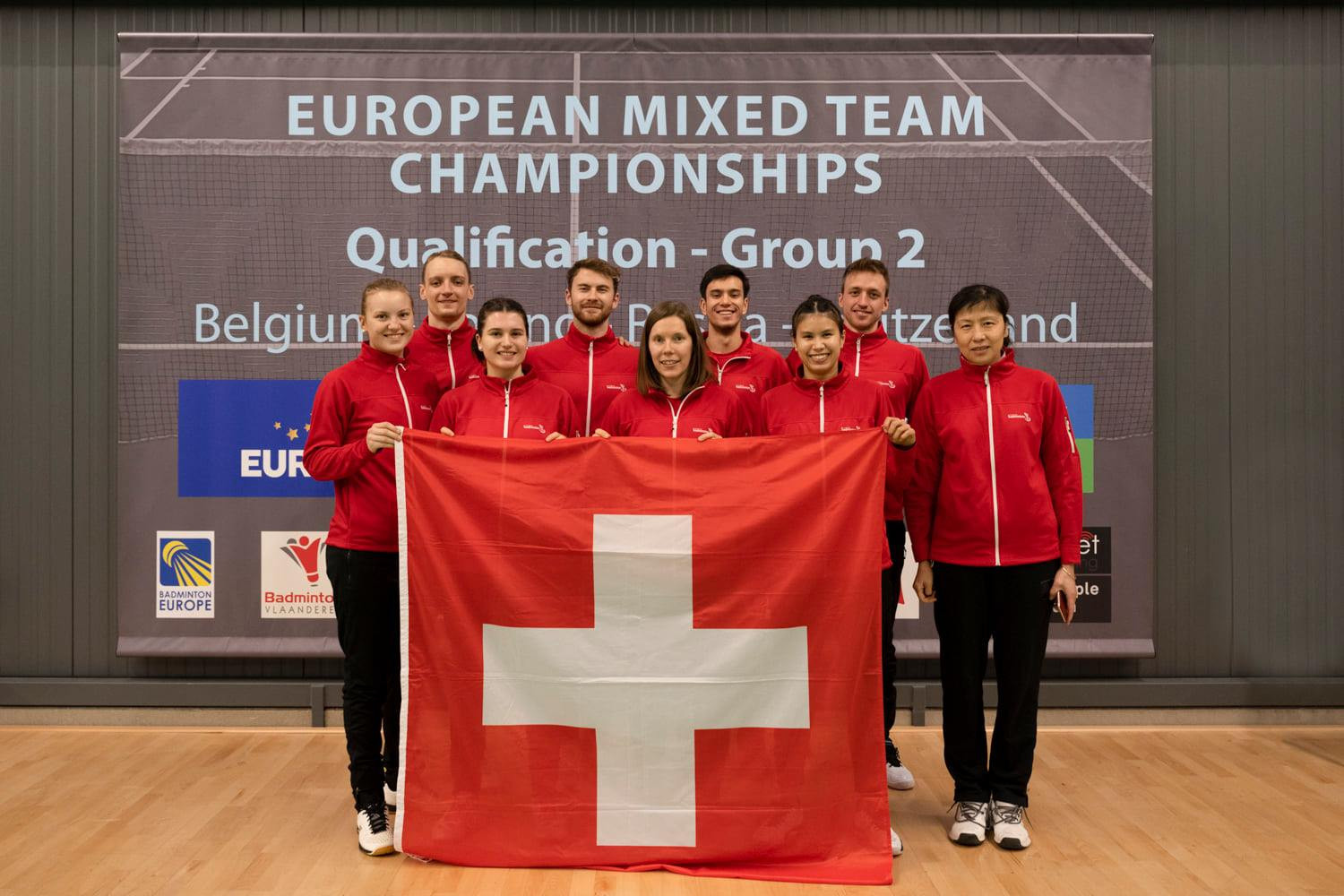 Switzerland bounced back from defeat yesterday to beat Poland in Group 2 ©Facebook/Badminton Europe