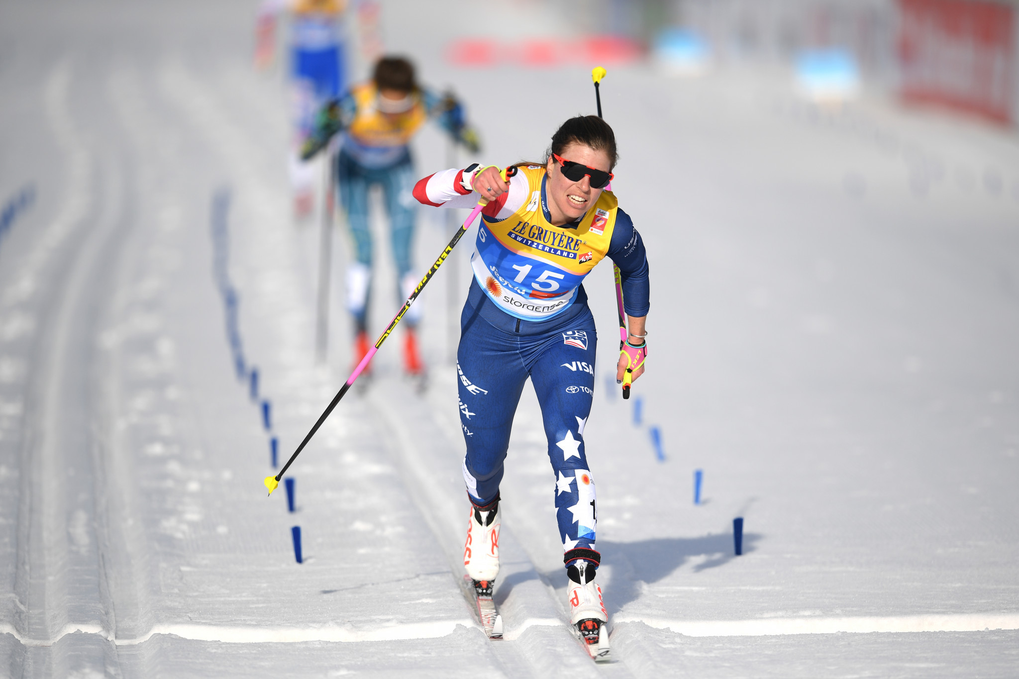 Rosie Brennan won her first World Cup race in Davos ©Getty Images