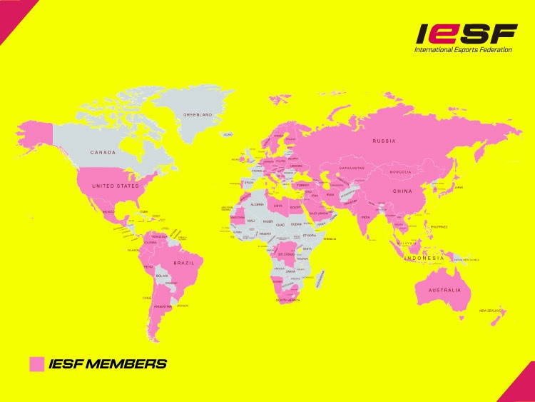 The IESF, which was launched in 2008, has members based all over the world ©IESF