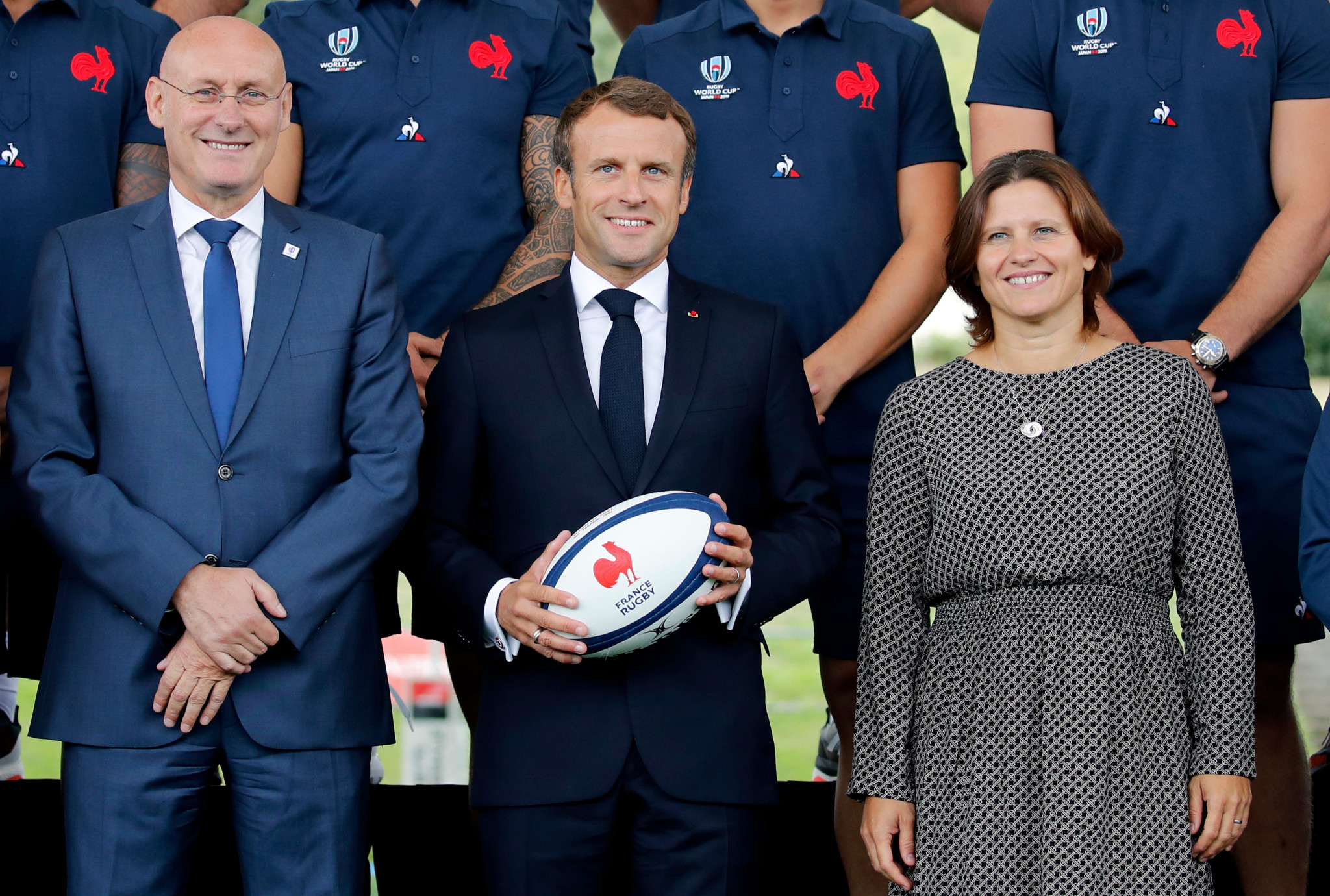 French President Emmanuel Macron is due to attend the draw for the 2023 Rugby World Cup ©Getty Images