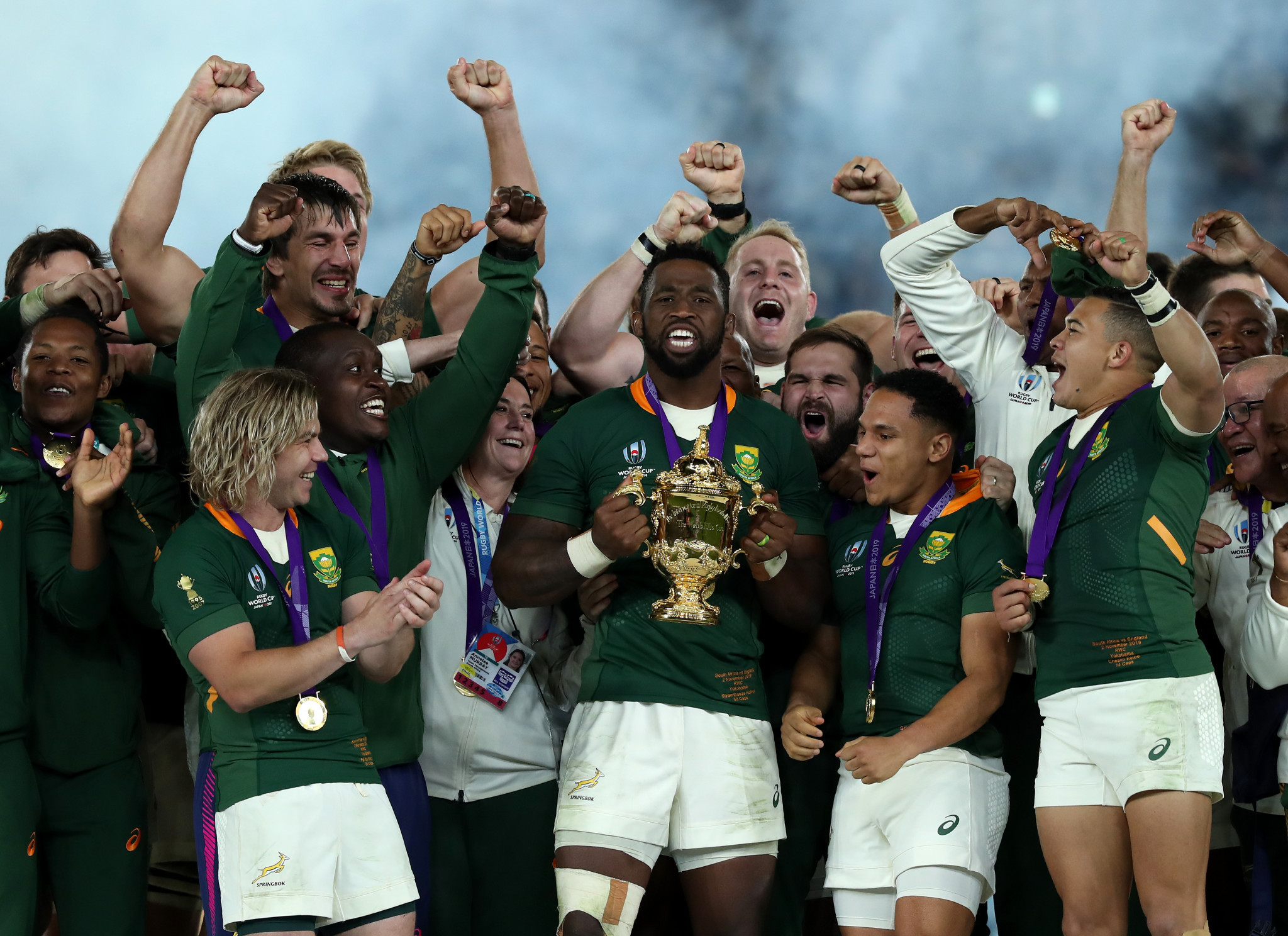 South Africa defeated England to win the 2019 Rugby World Cup in Japan ©Getty Images