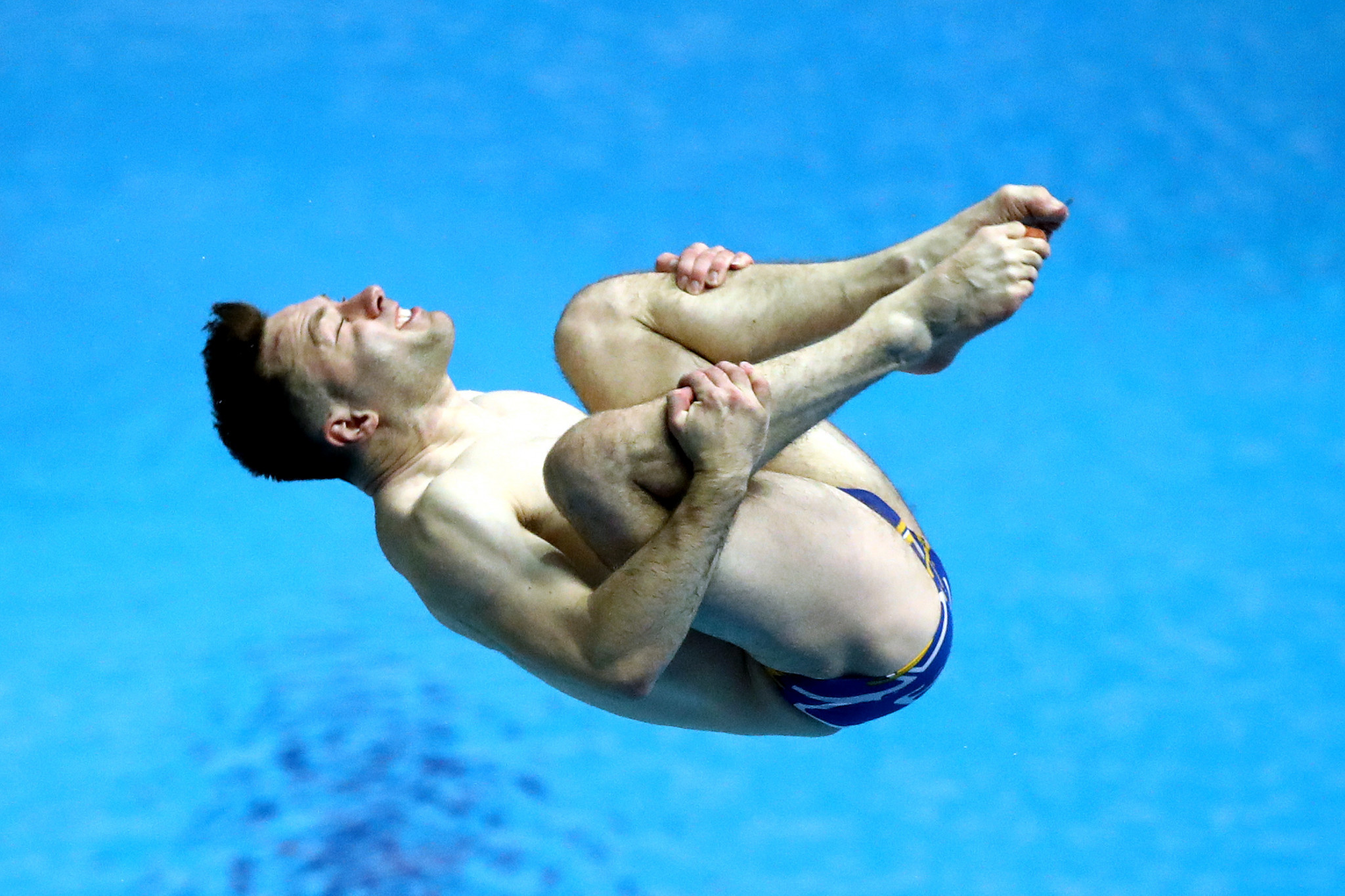 Olympic diver Oliver Dingley is the second webinar host ©Getty Images