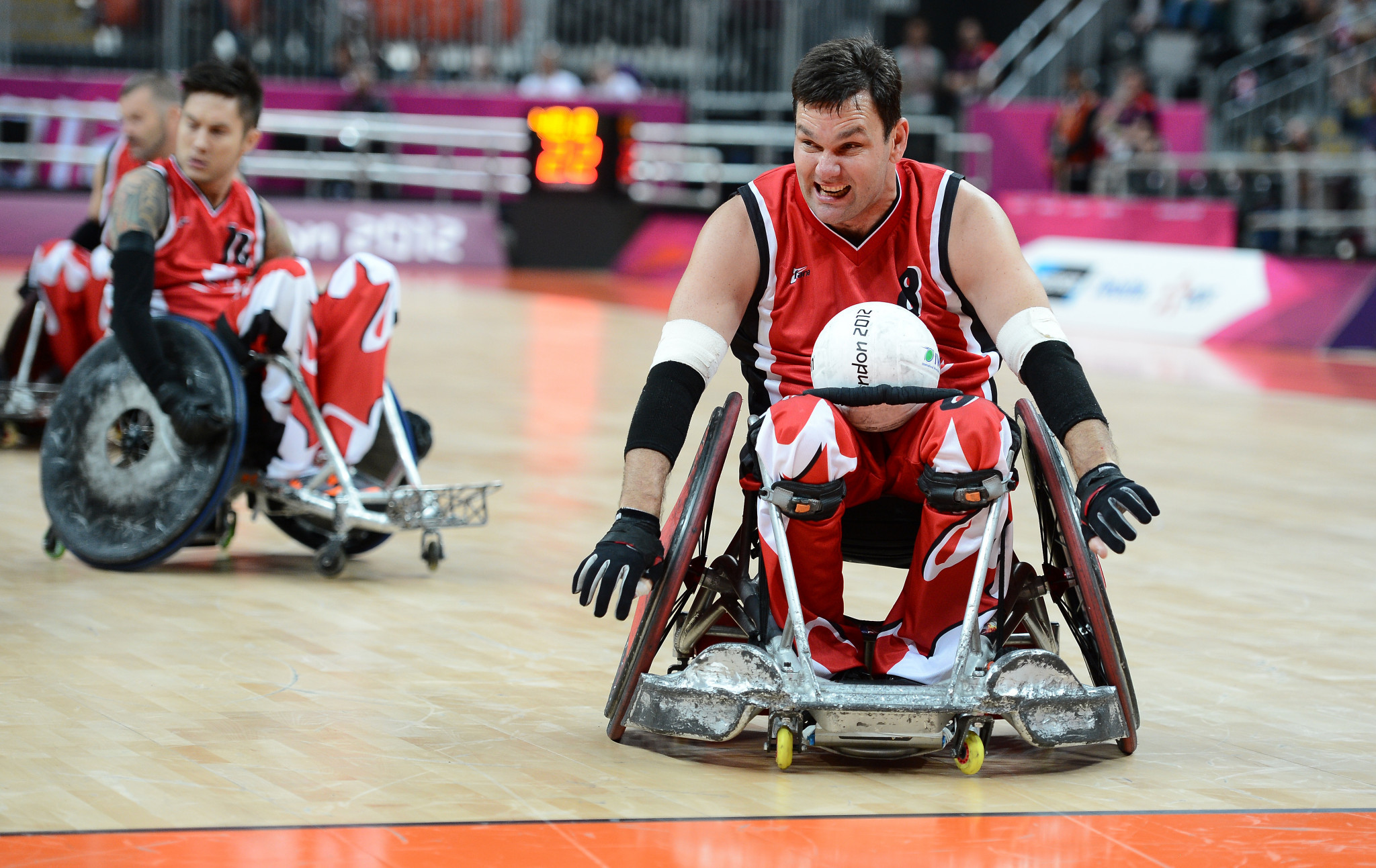 Wheelchair rugby player Mike Whitehead has been elected to the Canadian Paralympic Athletes’ Council ©Getty Images