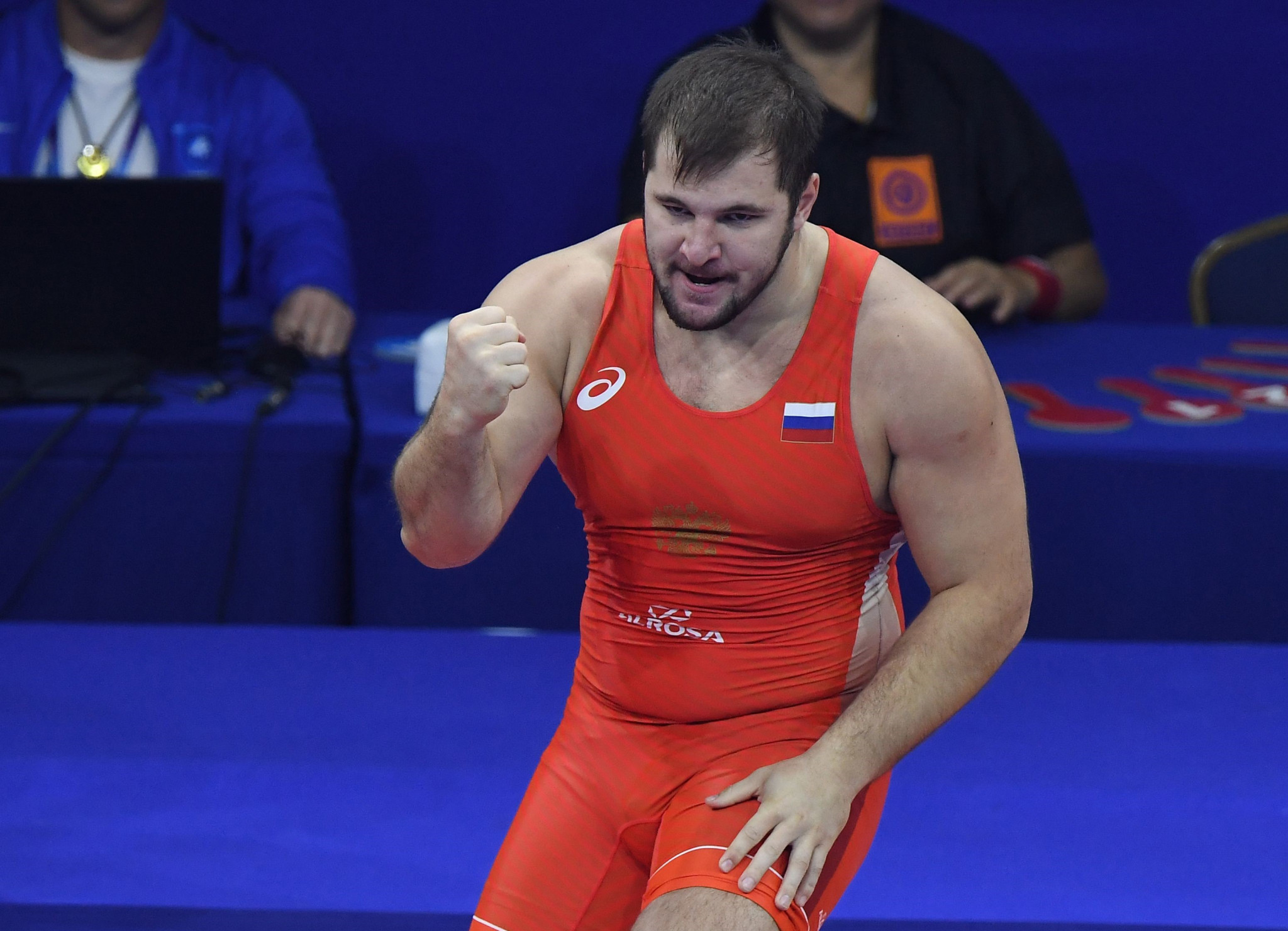 Rio 2016 bronze medallist Sergey Semenov won the 130kg Greco-Roman gold medal ©Getty Images