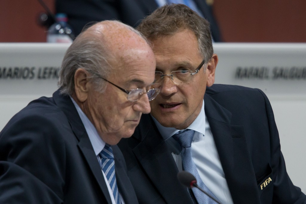 Former FIFA President Sepp Blatter and general secretary Jerome Valcke's salaries have been revealed ©Getty Images