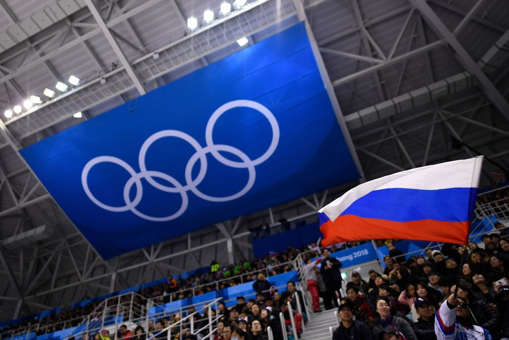 Russia's flag will be banned from the Olympic Games for the next four years if CAS rules in WADA's favour ©Getty Images
