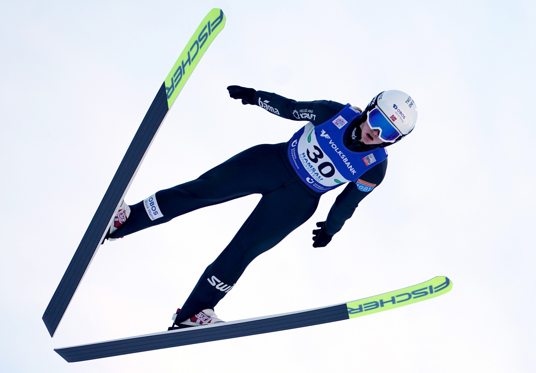 Gyda Westvold Hansen of Norway won the ski jump event but slipped to second overall in the cross-country stage ©Getty Images