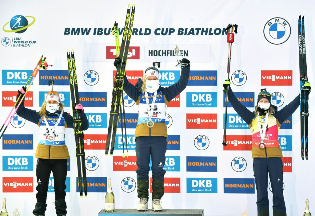 The result marked Norway's second consecutive sprint podium at the Hochfilzen World Cup ©Getty Images