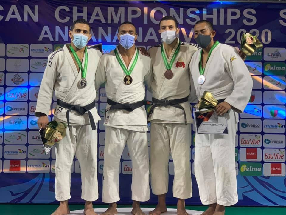 Abdelrahman Mohamed won a gold medal at the African Judo Championships ©Facebook