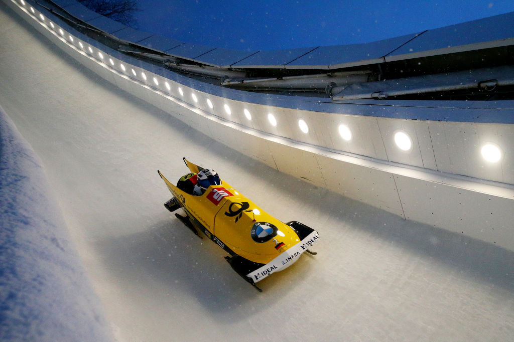 Olympic champion Francesco Friedrich extended his overall two-man bobsleigh lead at the World Cup in Innsbruck ©Getty Images