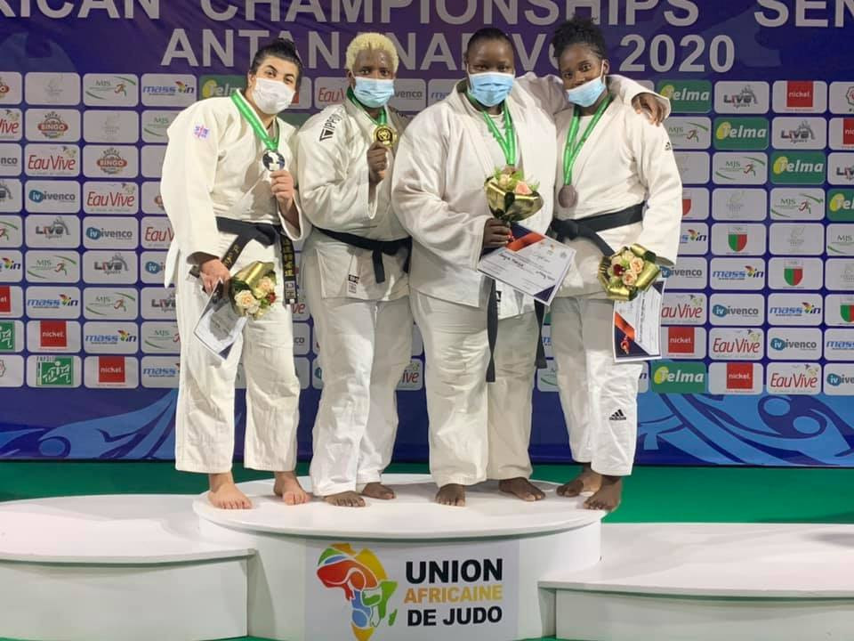 Hortence Vanessa Mballa Atangana improved from her second-place finish in 2019 to win gold this year ©Facebook