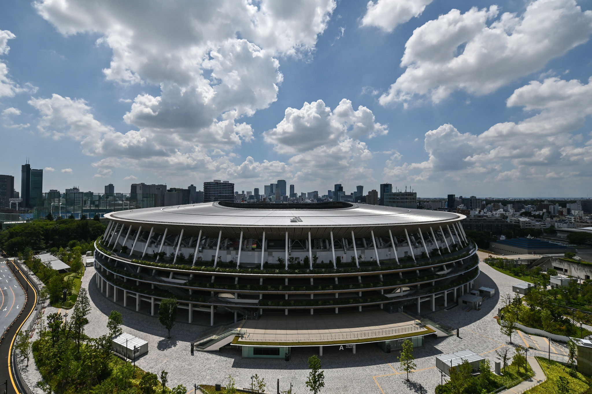 Tokyo's National Stadium is to remain configured for used by sports such as athletics ©Getty Images