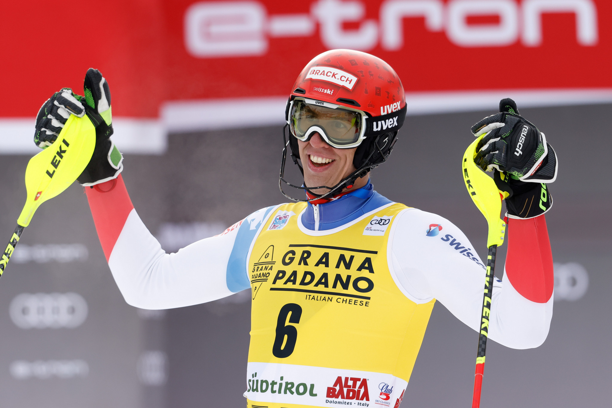 Zenhäusern wins fourth FIS Alpine Ski World Cup race in Alta Badia
