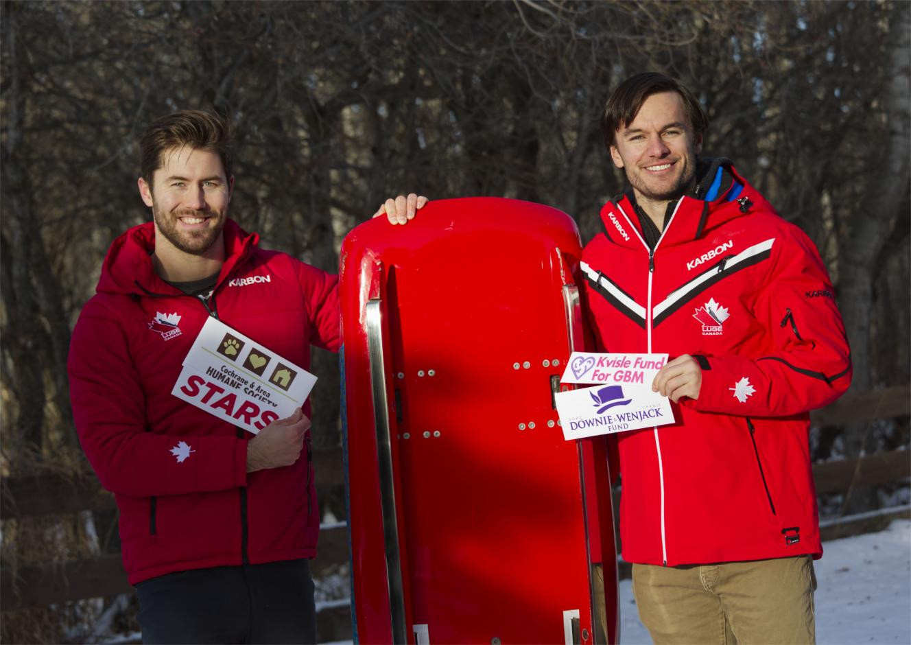 Olympic luge medallists to race with charities on their sled