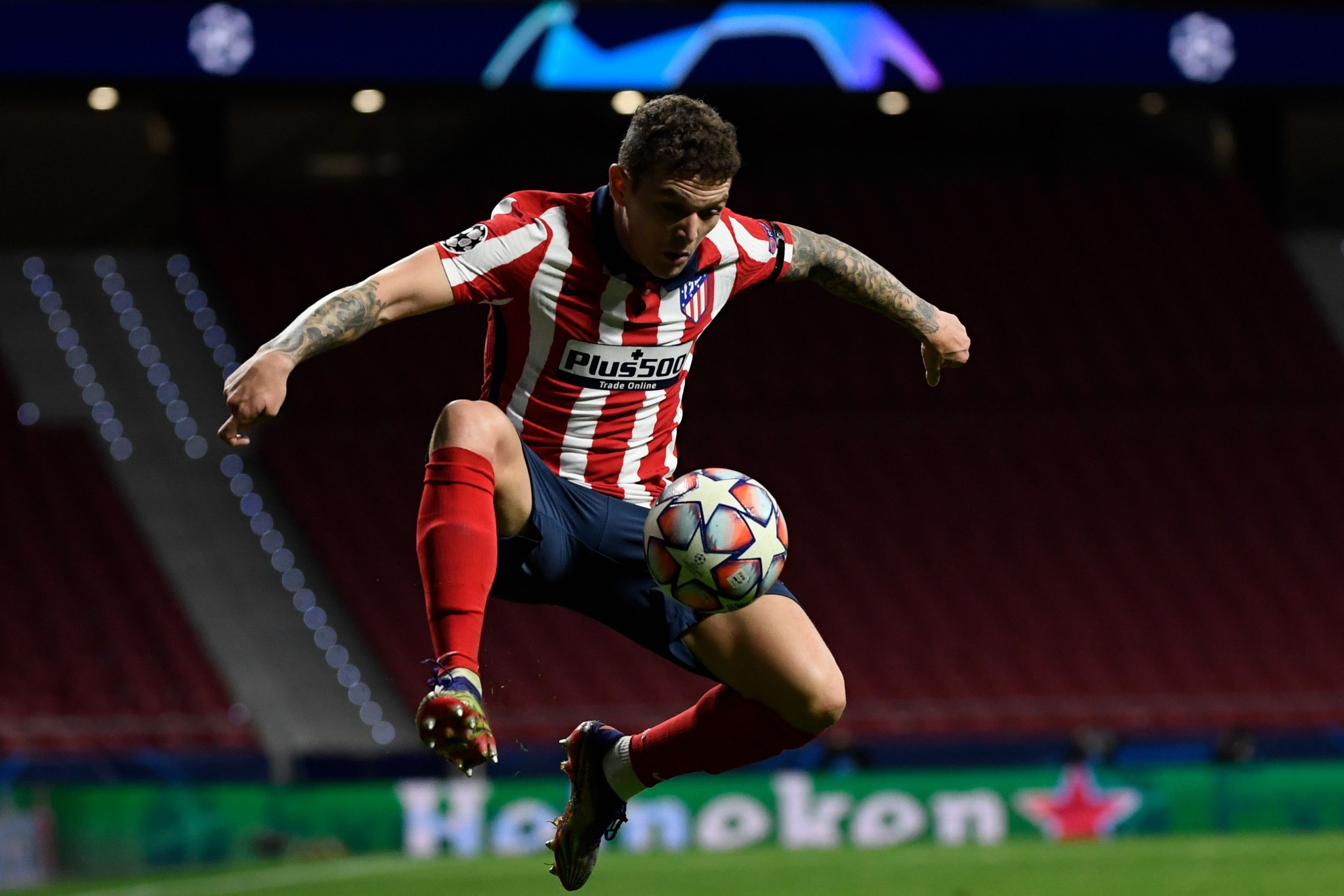 Kieran Trippier has not missed a minute on the league of Champions League for club side Atletico Madrid this season ©Getty Images