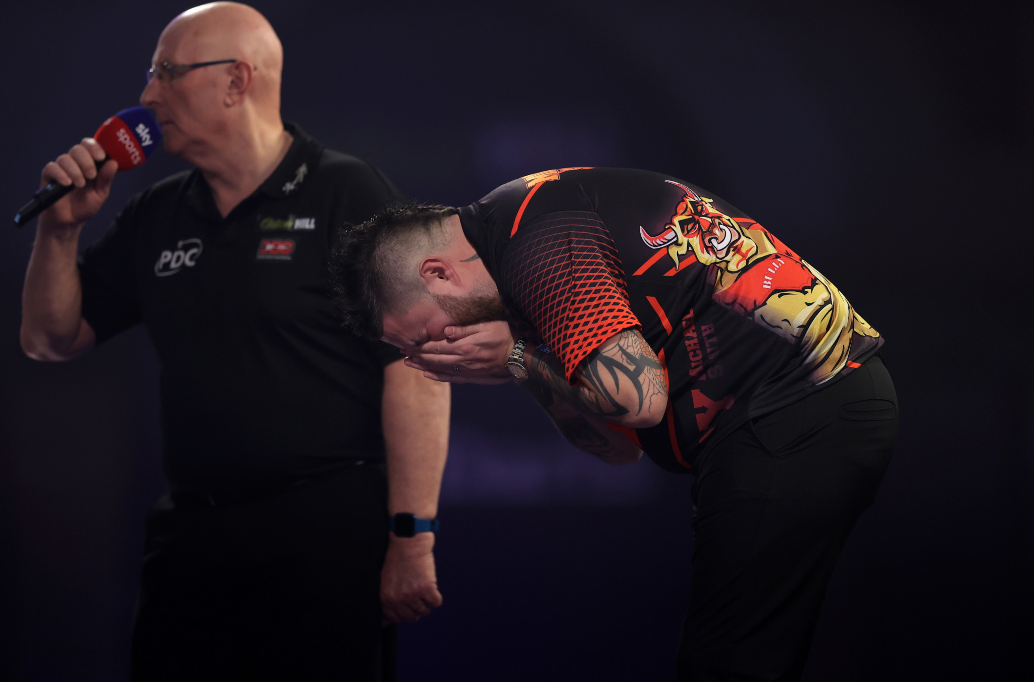 Michael Smith was knocked out in round two for the second year running ©Getty Images