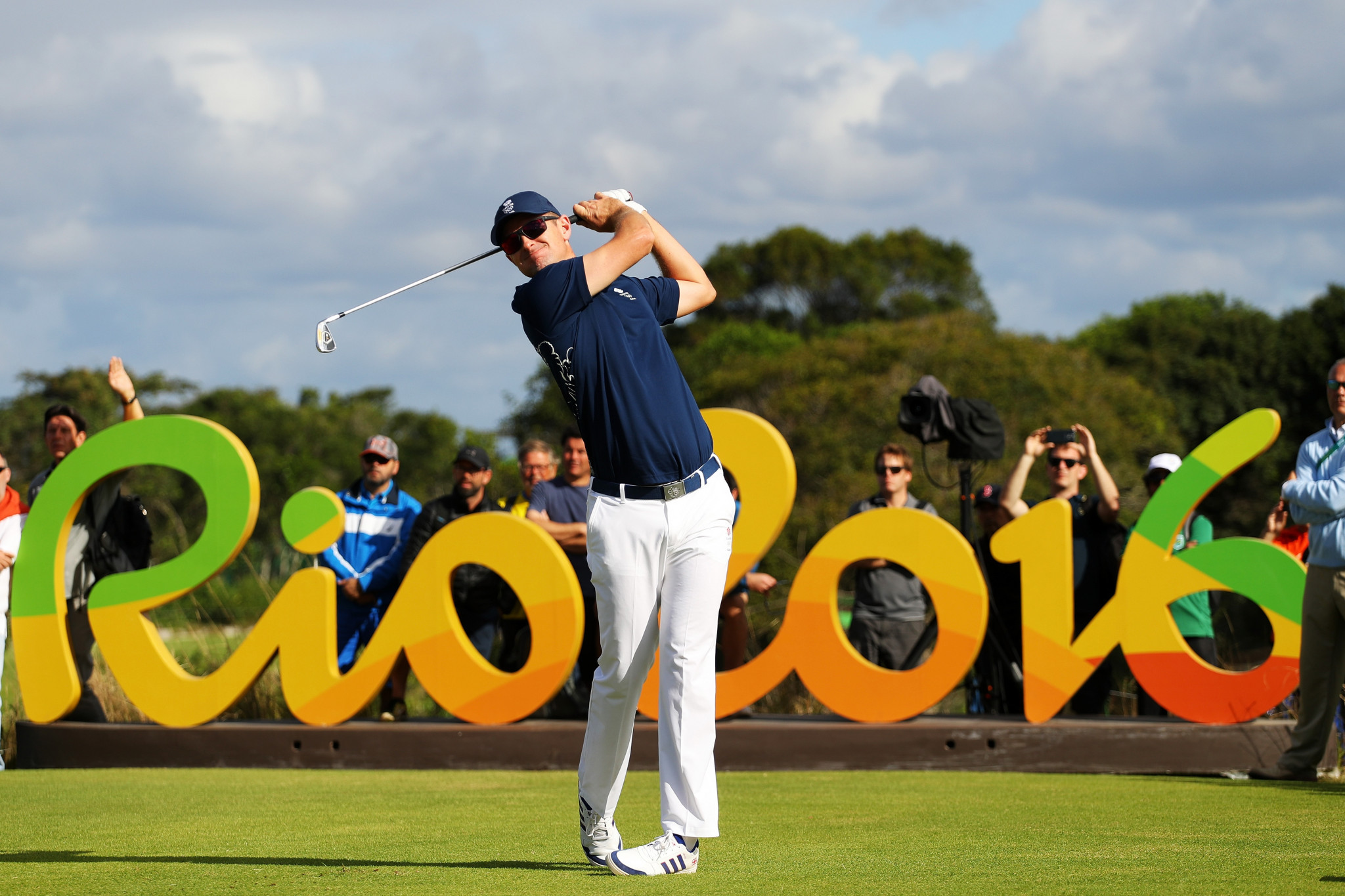The commitment shown by Justin Rose in winning men's gold at Rio 2016 was hugely influential in maintaining the sport's presence in the Olympics ©Getty Images