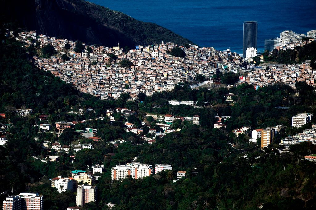 The Rocinha favela in Rio de Janeiro, where Brazilian Olympic medallist Flávio Canto began teaching judo to children in 2003 ©Getty Images