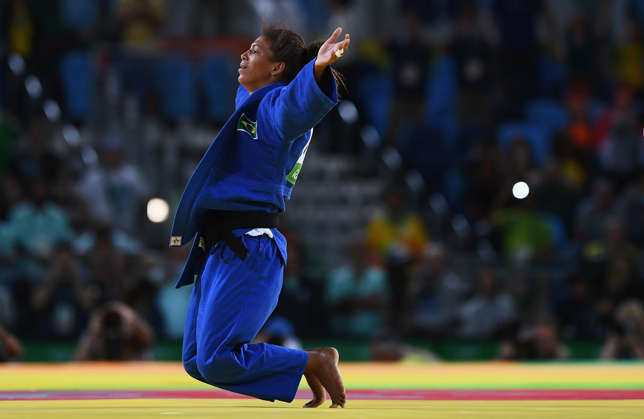 Rafaela Silva Lopes won Olympic gold in her home city at Rio 2016 ©Getty Images
