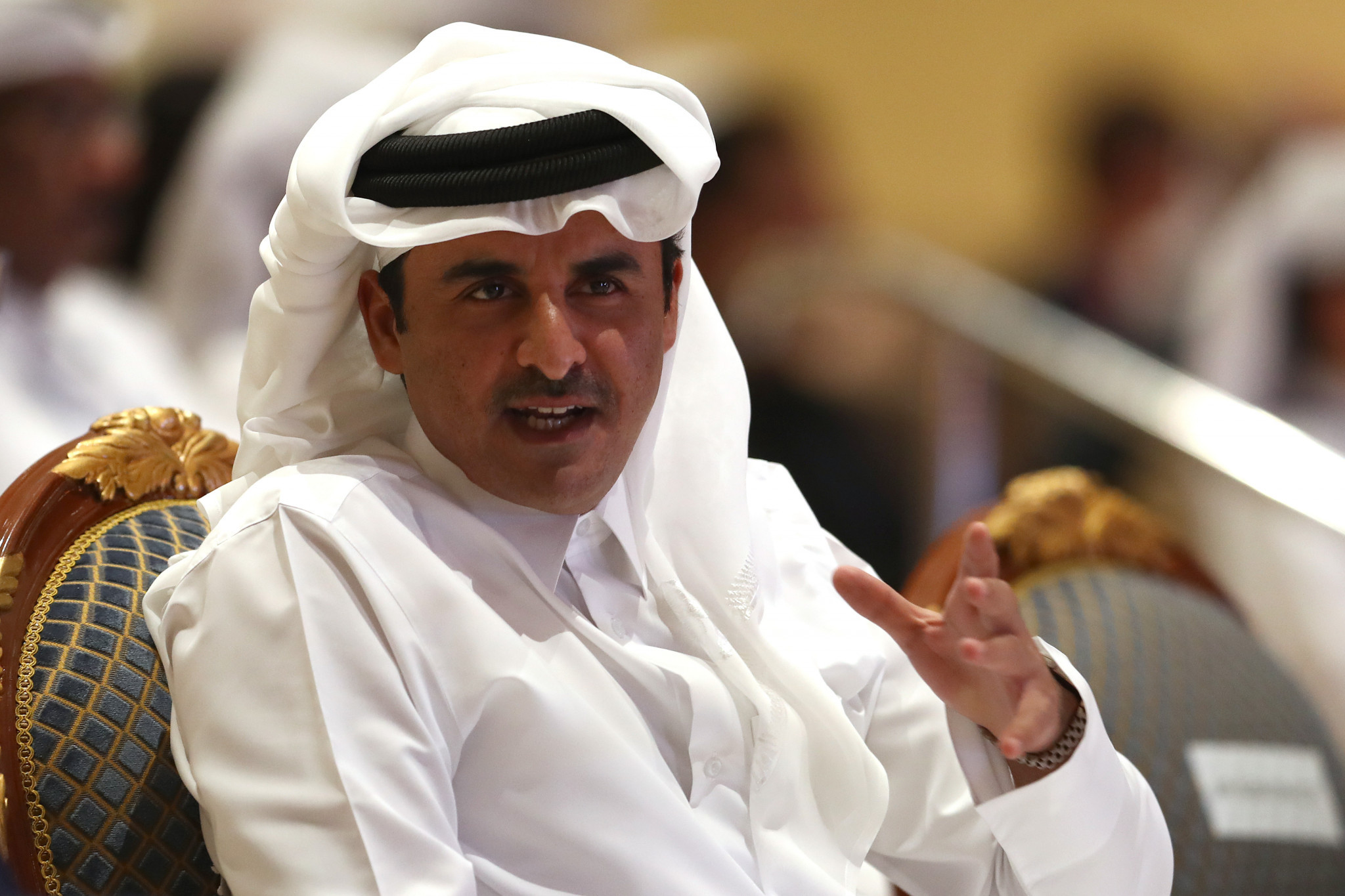 Sheikh Tamim Bin Hamad Al-Thani has retained the number one spot in the International Olympic Committee Twitter rankings ©Getty Images