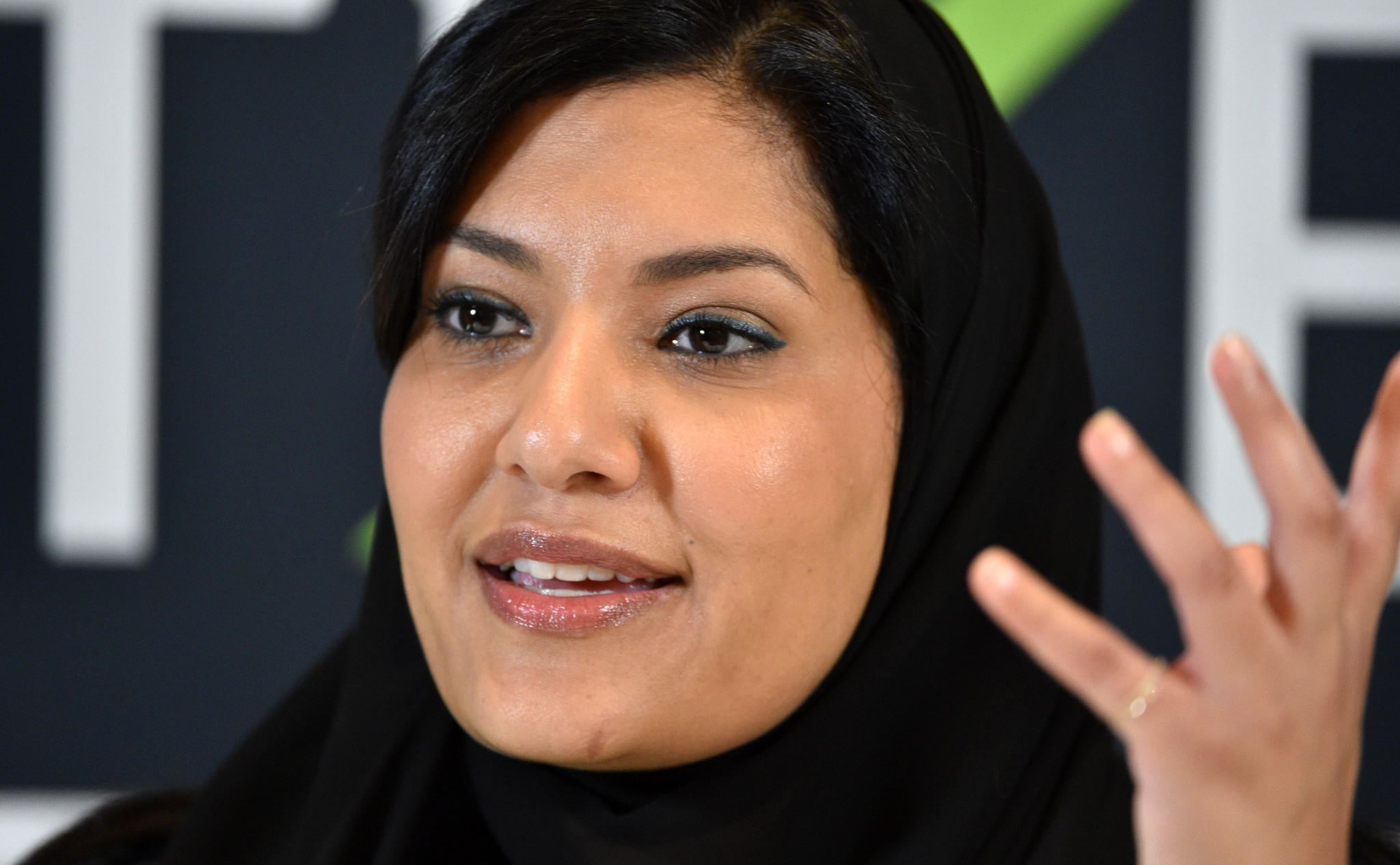 Princess Reema Bandar Al-Saud is a new entry into the IOC Twitter rankings in second place ©Getty Images