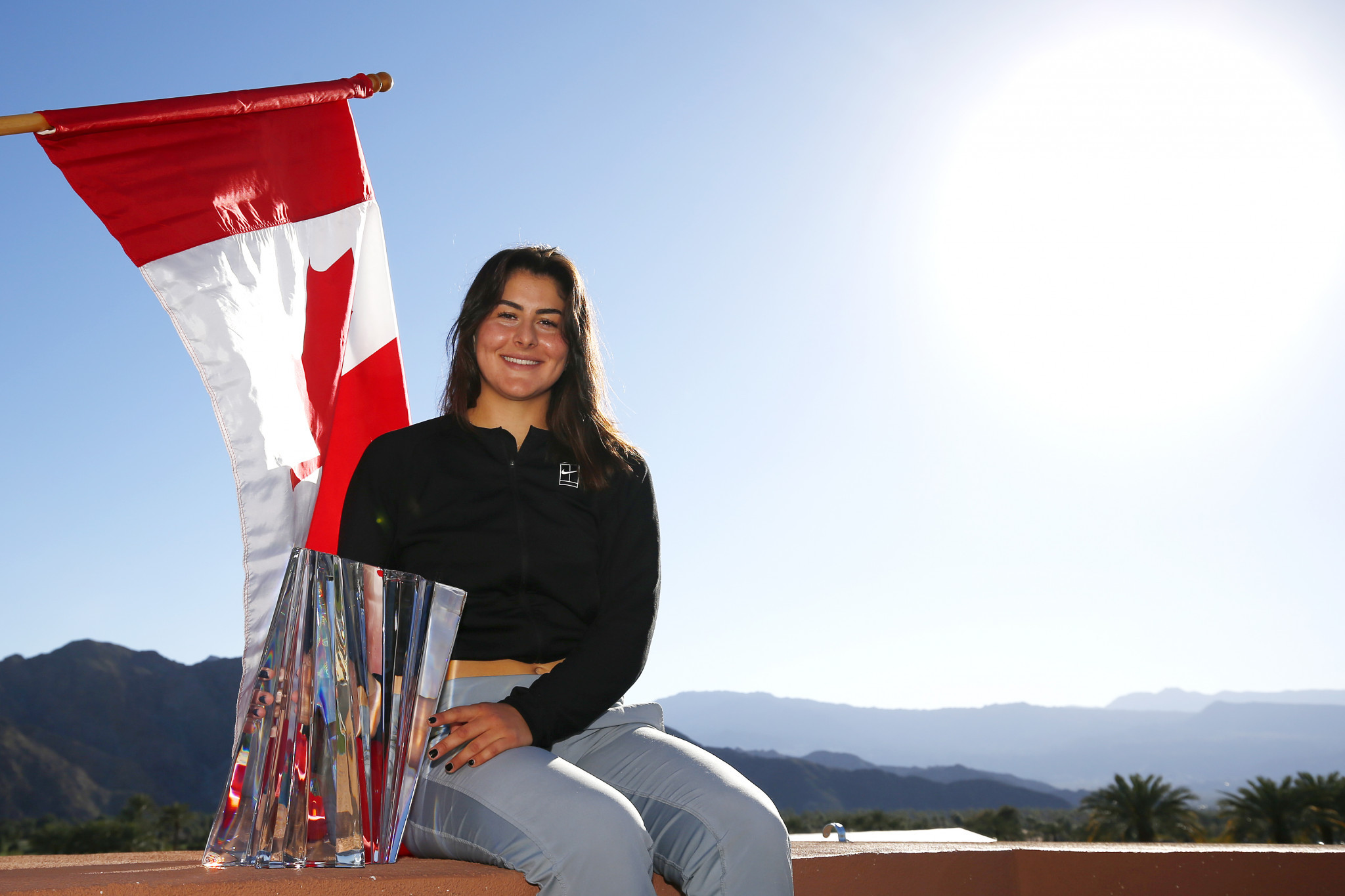 Canada's Bianca Andreescu won the women's Indian Wells Masters title the last time the event was played in 2019 ©Getty Images