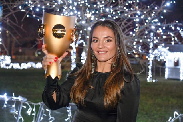 Barbara Matić was the recipient of the athlete of the year award from Sportske novosti ©IJF