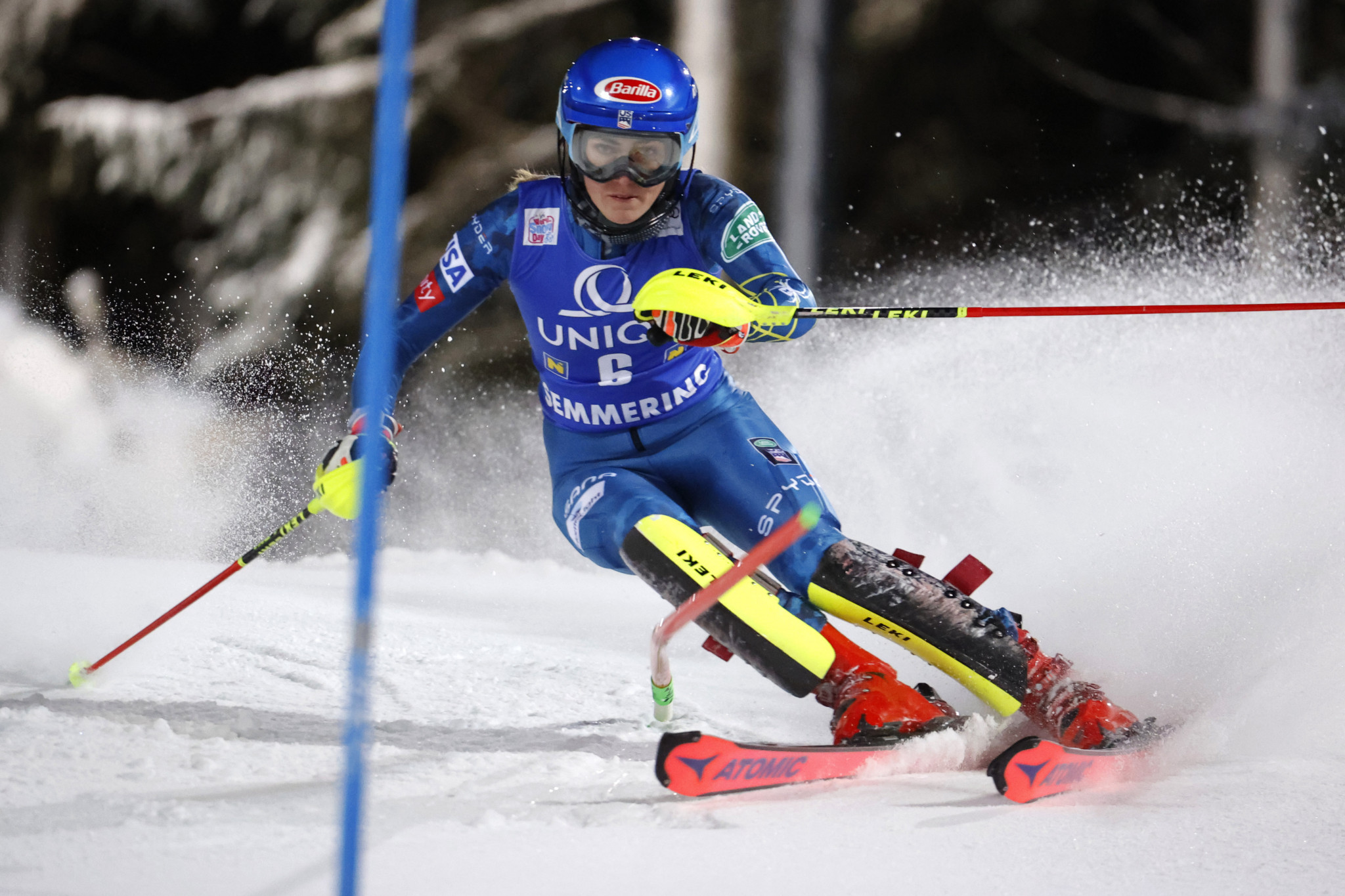 Mikaela Shiffrin praised organisers in Zagreb for ensuring competition could take place ©Getty Images