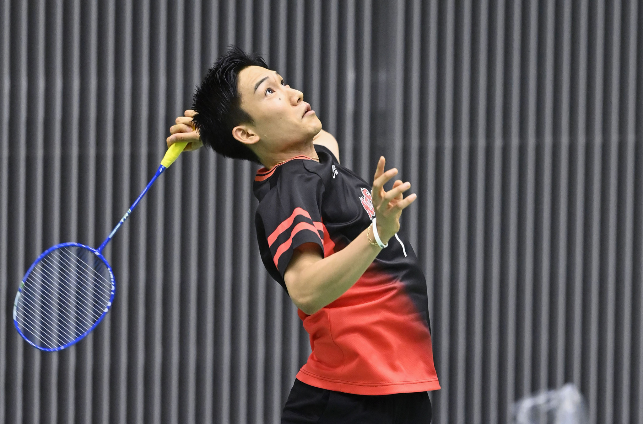 Kento Momota won the men's singles title at Japan's National Badminton Championships last month to cap a successful return to competition ©Getty Images