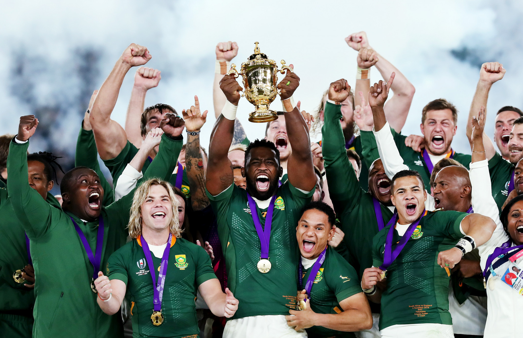 South Africa have not played a match since winning the World Cup in 2019 ©Getty Images