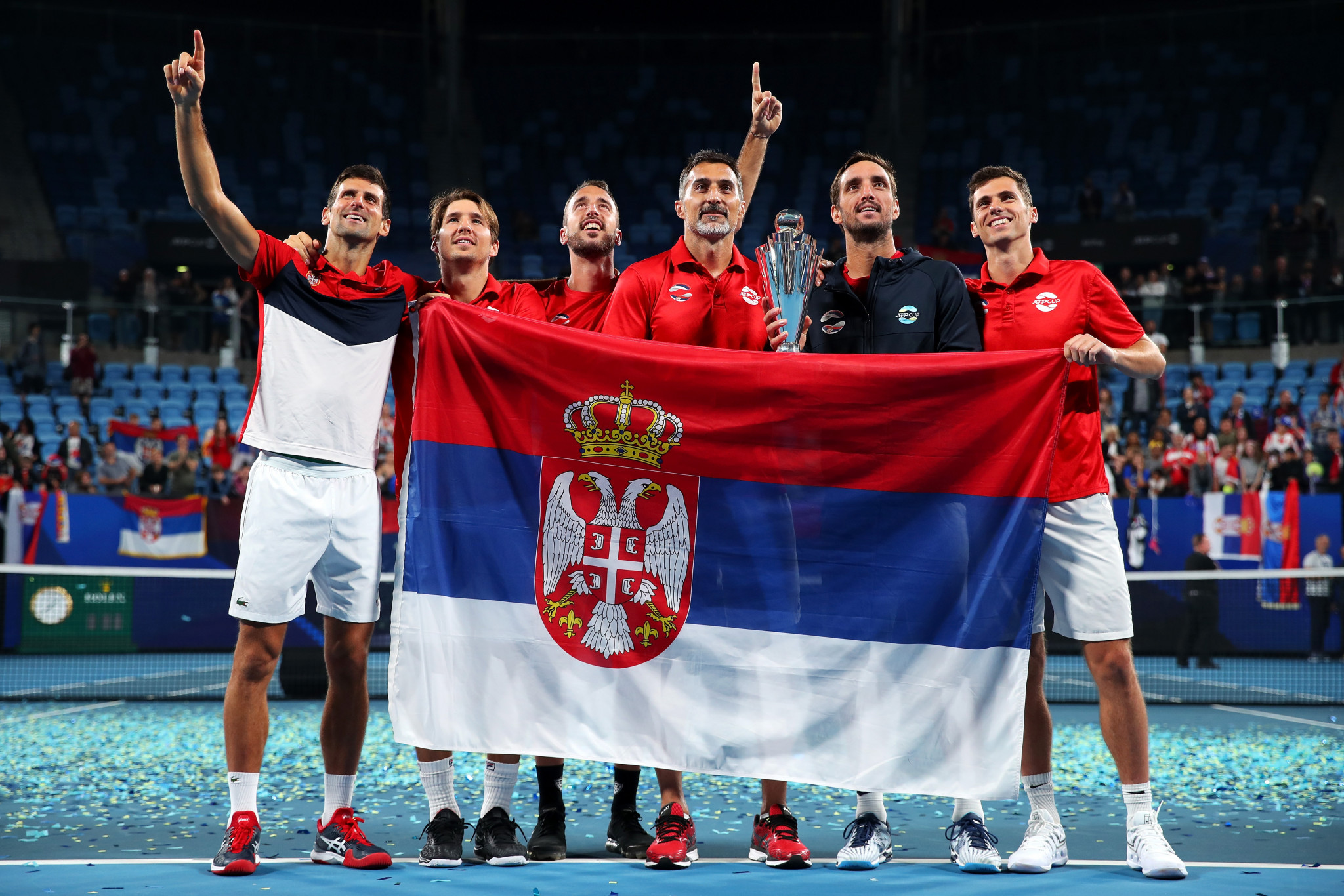Serbia will be looking to defend the ATP Cup title after winning the event last year ©Getty Images
