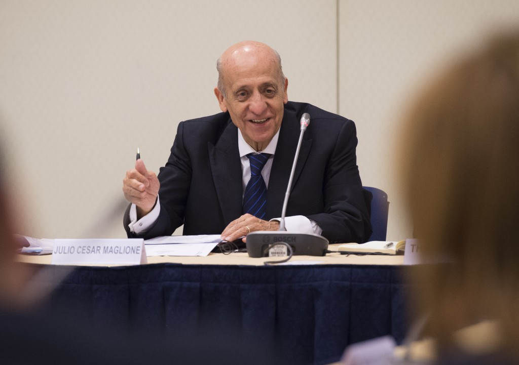 PASO President Julio Maglione is not seeking the role on a permanent basis